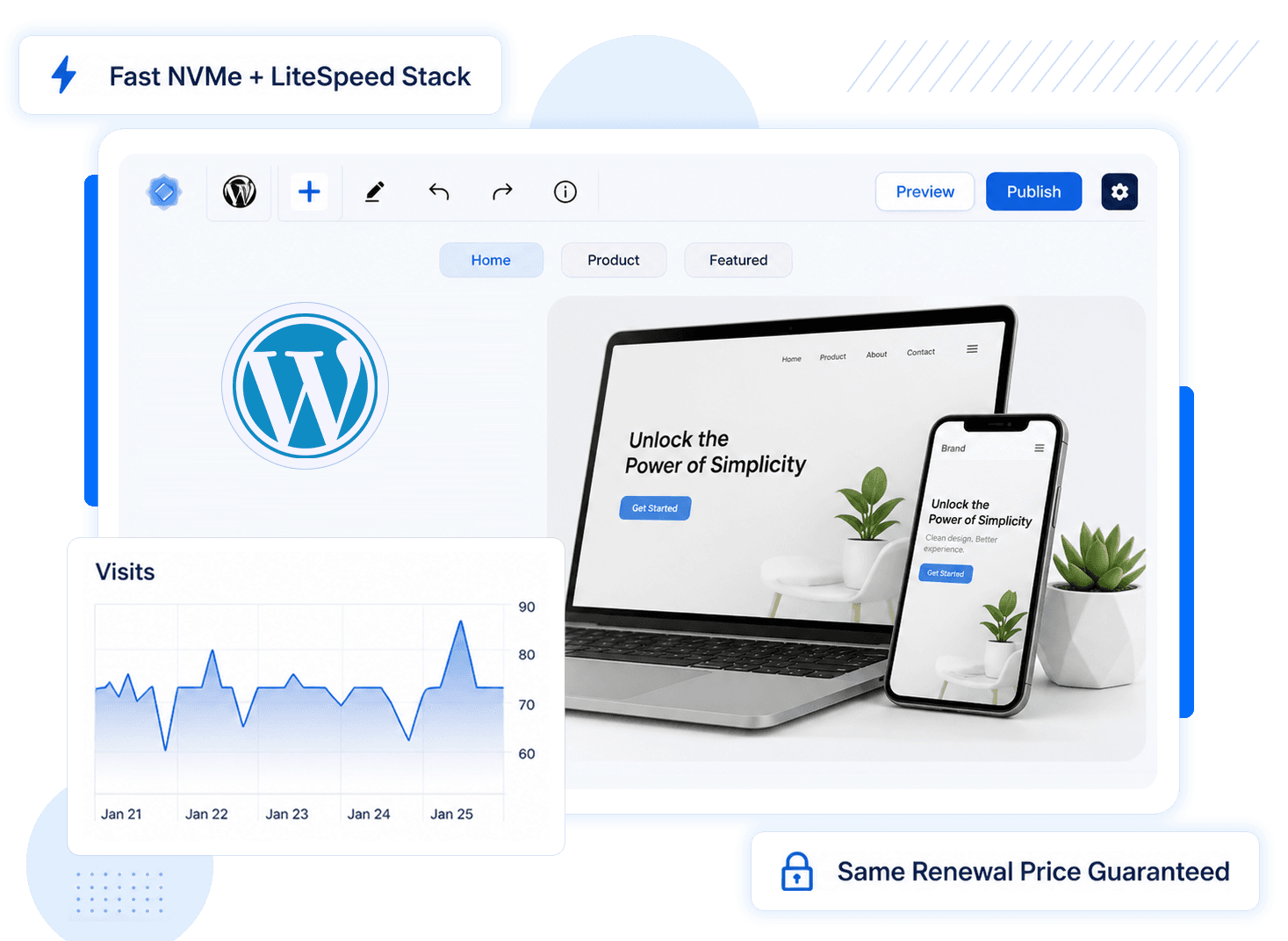 FortuneHost Wordpress Hosting Solution
